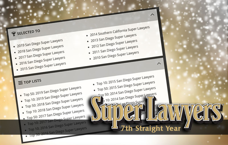 Robert Hamparyan Named San Diego‘ Super Lawyer’ For 7th Straight Year