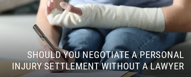 Should You Negotiate a Personal Injury Settlement Without a Lawyer in California?